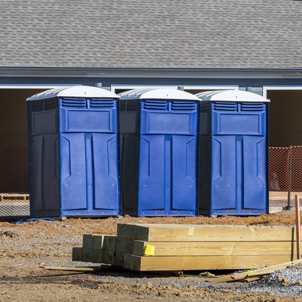 what is the expected delivery and pickup timeframe for the porta potties in Warren ID